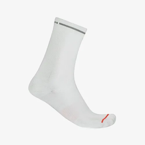 ponožky Castelli Premio Evo 18 Sock White