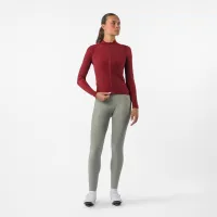 dámský dres s dlouhým rukávem CASTELLI Espresso Thermal 2 W Jersey Garnet (5)