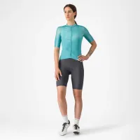 dámské kraťasy s laclem Castelli Prima 2 DT Bibshort Dark Gray/Pool Blue (7)