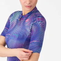 dámský dres CASTELLI Cosmic Vortex Jersey Multicolor Ultraviolet Rose (2)