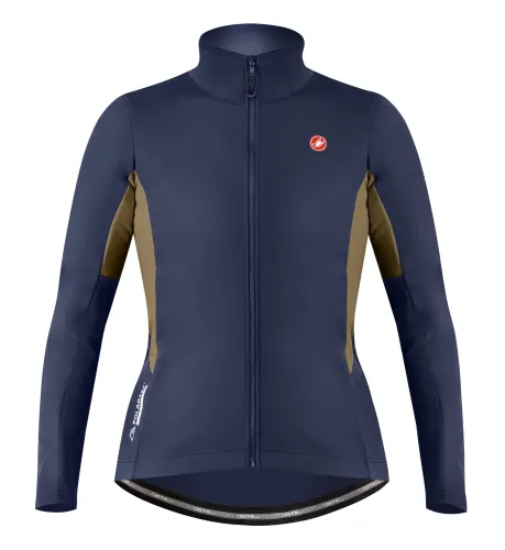 dámská bunda Castelli Entrata 2 W Jacket Belgian Blue/Olive Green