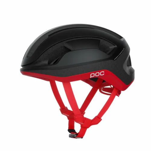 helma POC Omne Lite Uranium Black/Prismane Red Matt 2024