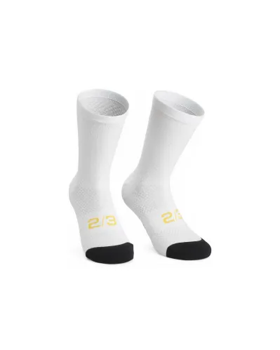 ponožky ASSOS SPRING FALL SOCKS P3 White Series