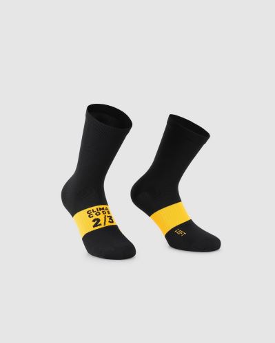 ponožky ASSOS Spring Fall Socks EVO Black Series