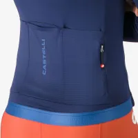 dámský dres s dlouhým rukávem CASTELLI Espresso 2 W Long Sleeve Jersey Belgian Blue (3)