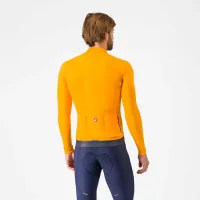 dres s dlouhým rukávem Castelli Espresso Thermal Jersey Vivid Orange/Dark Gray (1)