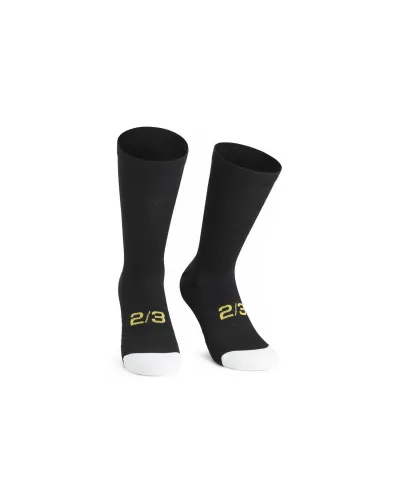 ponožky ASSOS SPRING FALL SOCKS P3 Black Series