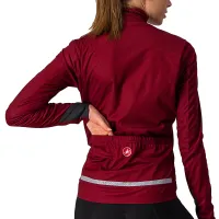 dámská bunda Castelli Go W Jacket Bordeaux/Brilliant Pink (3)