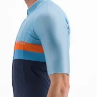 dres Castelli A Blocco Jersey Baby Blue/Scarlet Lava-Niagara (3)